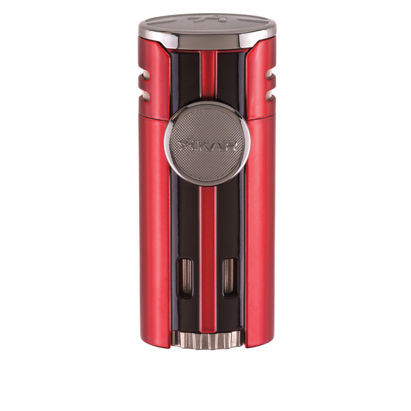 Xikar HP4 Quad-Jet Flame Cigar Lighter For the Bar Quality Importers Red