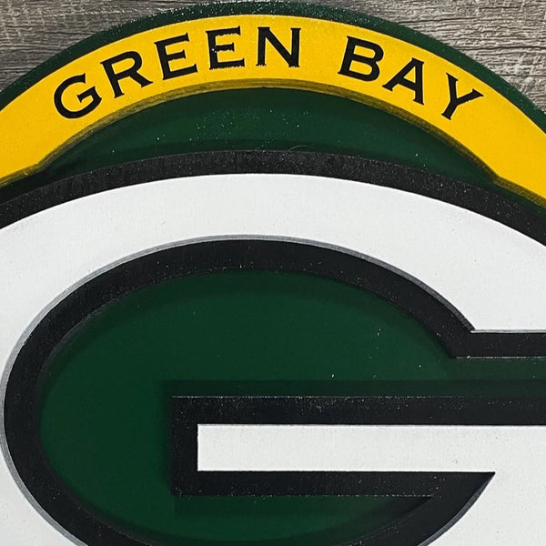 Green Bay Packers - Layered Wood Sign