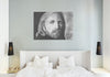 Tom Petty Charcoal Portrait – Gallery Wrapped Canvas For the Music Lover Mark Seamans Art