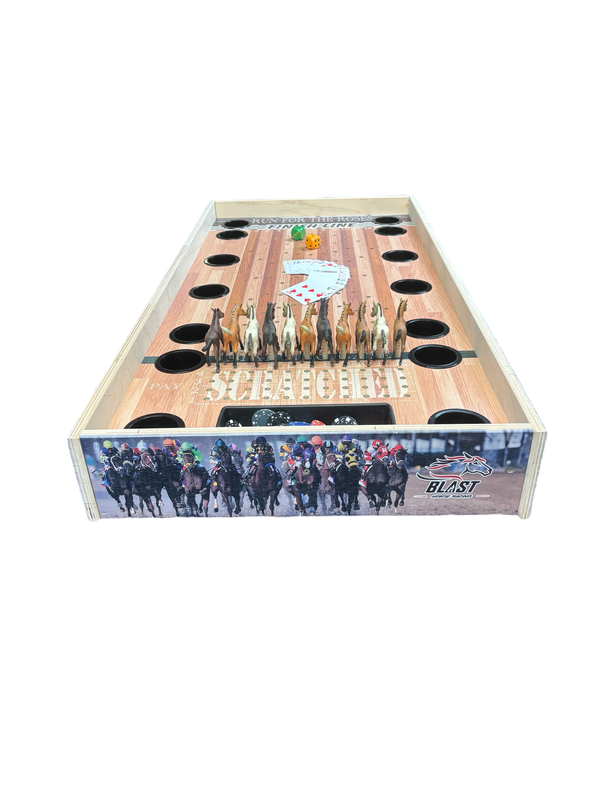 Jumbo Horse Game W/ Drink Holders & Chip Pot