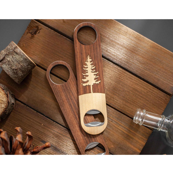 Pine Tree - Wooden Bottle Opener For the Bar Autumn Woods