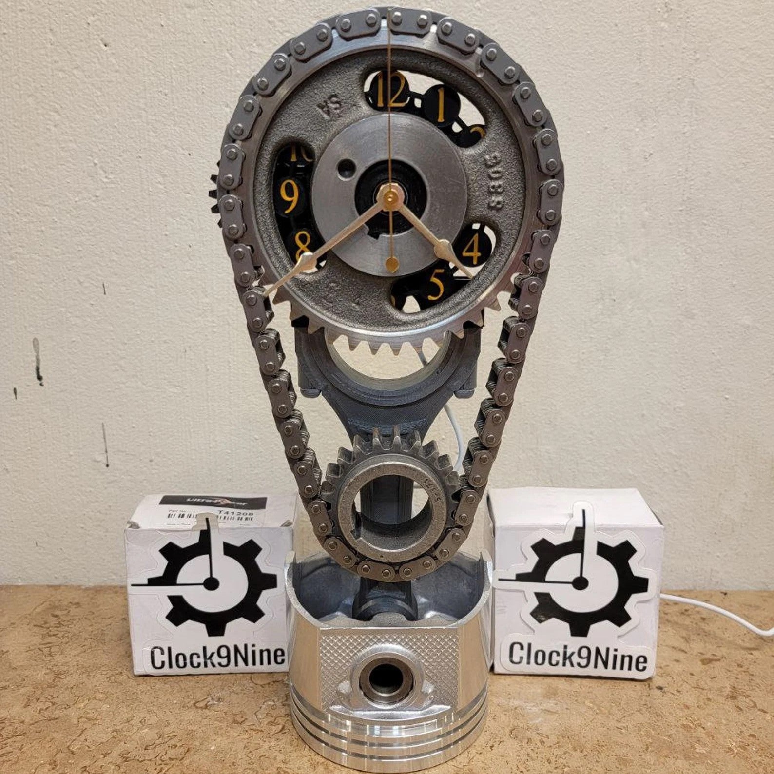 Pontiac GTO - Motorized Rotating Gear Clock