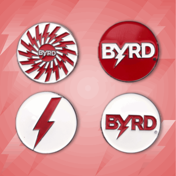 BYRD BALL MARKERS ✯ Byrd Logos