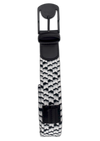 BRAIDED GOLF BELT ♠ Black/Grey/White