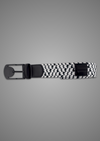 BRAIDED GOLF BELT ♠ Black/Grey/White
