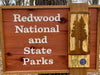 Redwood National & State Park – Wood Replica Entrance Sign For the Outdoorsman Tiny Wooden Signs