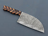 Damascus Steel Serbian Chef Knife – Rosewood & Olive Handle For the Chef Orklo Knives