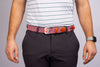 THE BRAIDED BYRD GOLF BELT ♠ Red/White/Blue