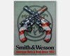 Smith & Wesson 'American Born and Bred' - Tin Metal Sign