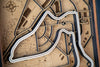 Sebring International Raceway - 3D Wood Track Map