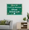Shea Stadium – Classic Stadium Metal Sign For the Sports Lover