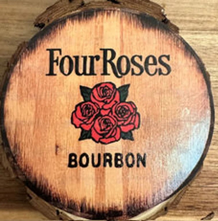 Four Roses Bourbon – Wood Coaster Set of 4