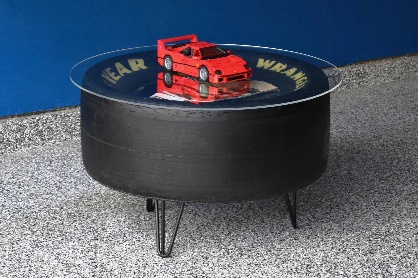 Goodyear Racing Slick Tire Coffee Table