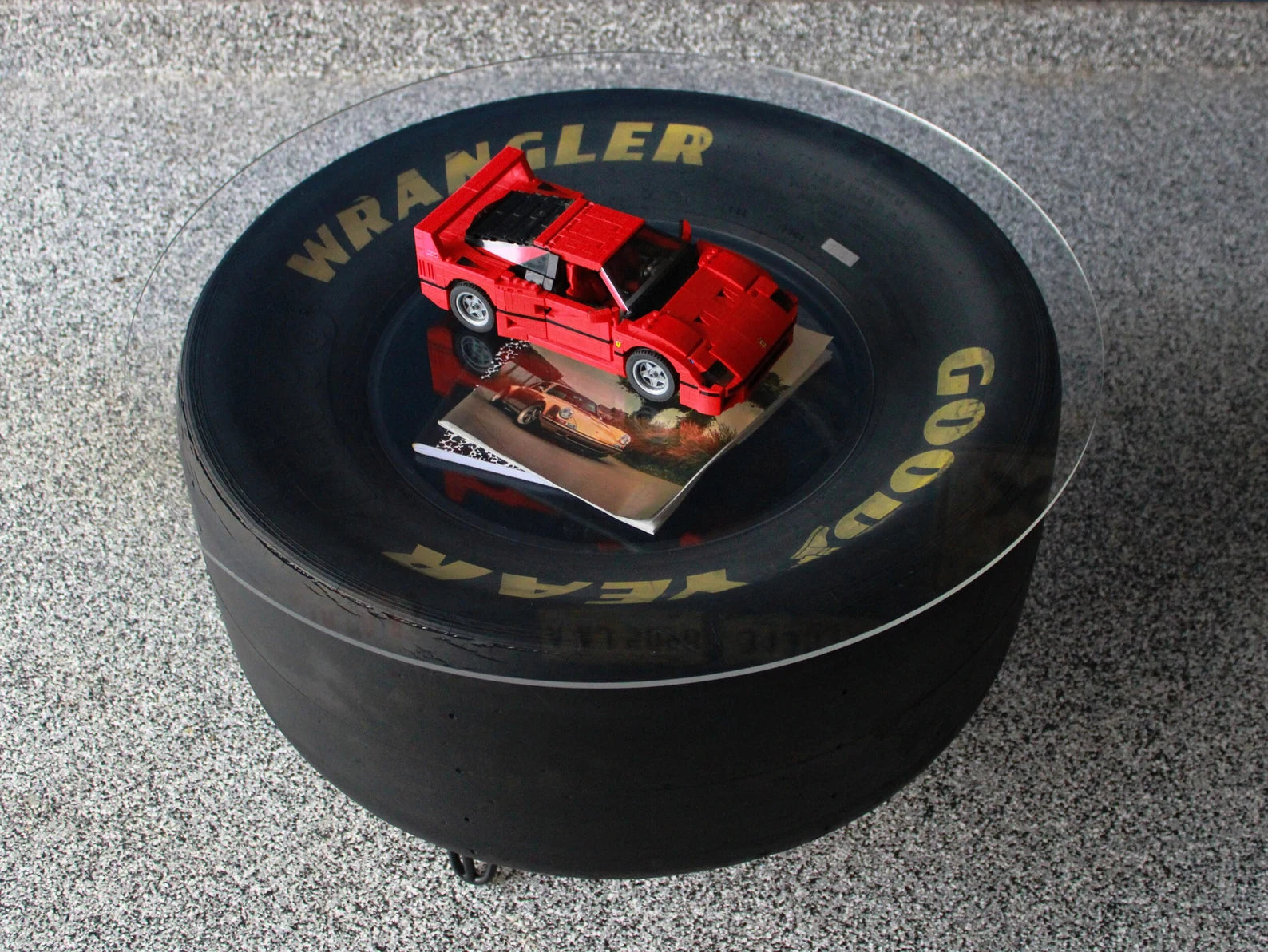 Goodyear Racing Slick Tire - Coffee Table