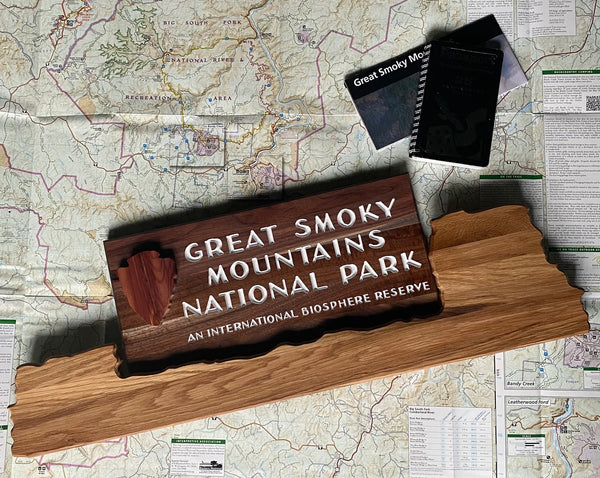 Great Smoky Mountains National Park – Wood Replica Entrance Sign