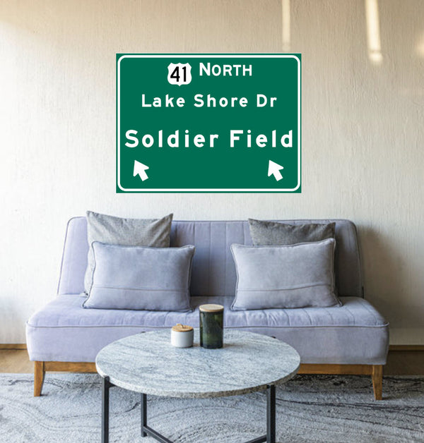 Soldier Field – Classic Stadium Metal Sign