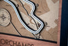 Spa-Francorchamps - Formula 1 - 3D Wood Track Map