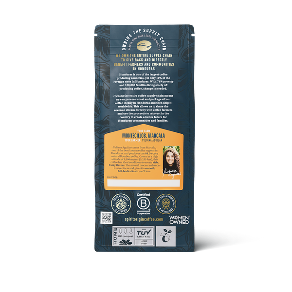 Honduras Montecillos Bourbon Natural 1.8oz (50g) Sample bag