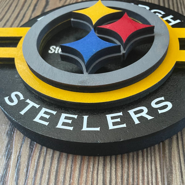 Pittsburgh Steelers - Layered Wood Sign