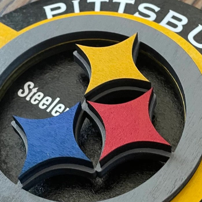 Pittsburgh Steelers - Layered Wood Sign
