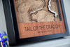 Tail of the Dragon - 3D Wood Track Map For the Gear Head Karta Trek