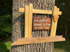Grand Teton National Park – Wood Replica Entrance Sign For the Outdoorsman Tiny Wooden Signs
