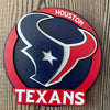 Houston Texans - Layered Wood Sign For the Sports Lover Arizona Copper Beard