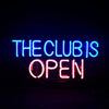 The Club is Open Neon Light Sign