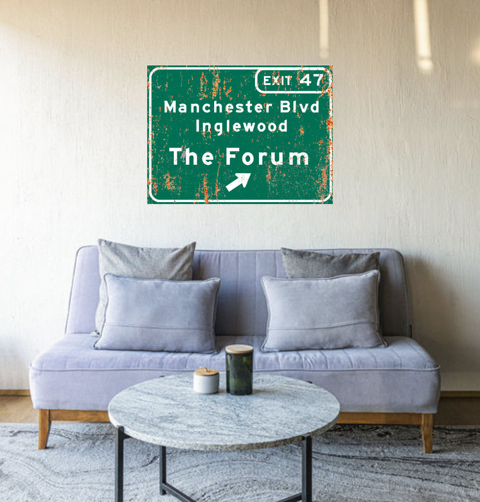 The Forum – Classic Stadium Metal Sign