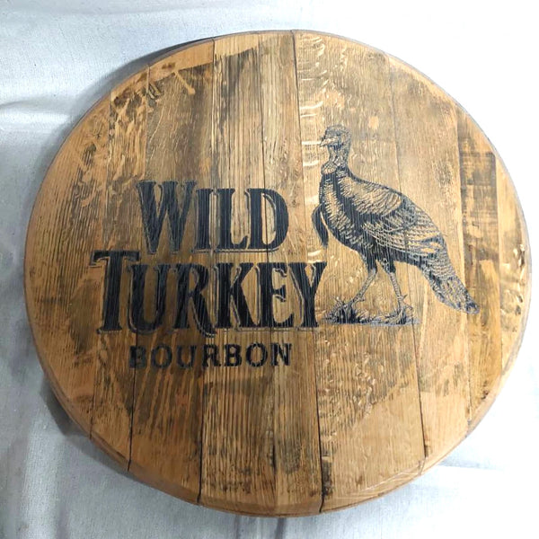 Wild Turkey Bourbon Barrel Top - Wall Hanging