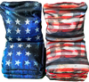 Black and White American Flag Cornhole Boards