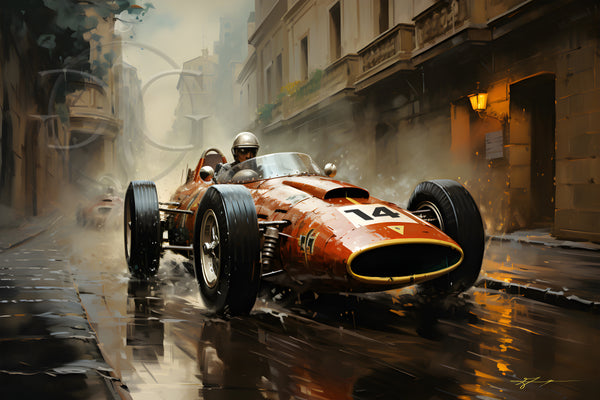 Monaco Grand Prix - Gallery Wrapped Canvas