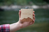 Not All Who Wander Are Lost - Wooden Hip Flask For the Bar Autumn Woods