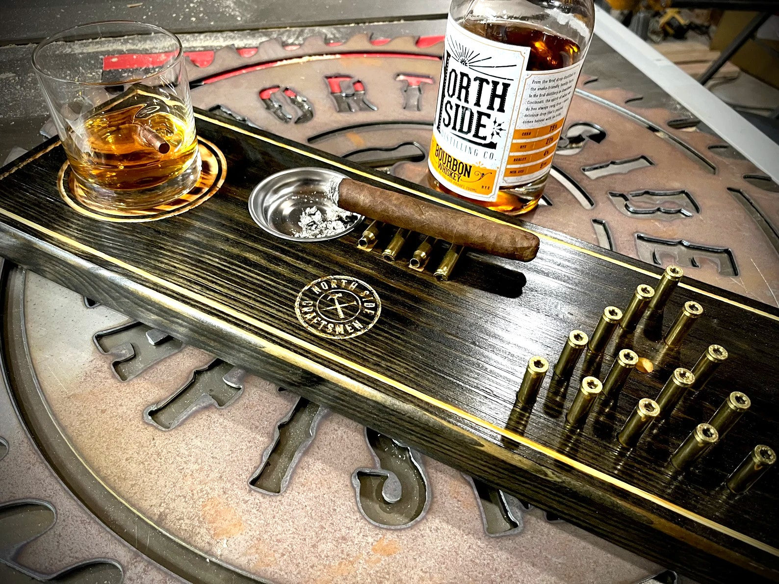 The Whiskey Shooter - Cigar, Bourbon and Peg Jump