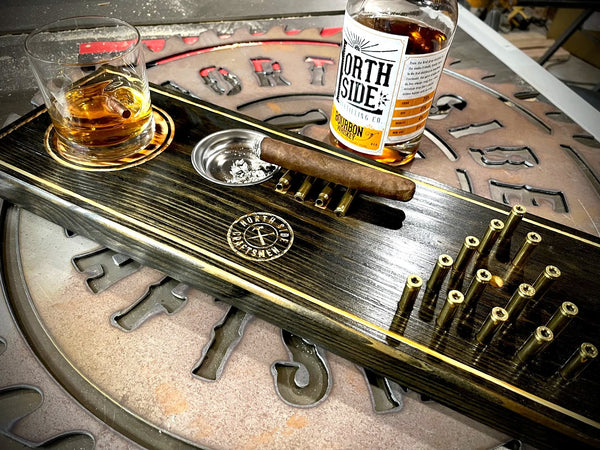 The Whiskey Shooter - Cigar, Bourbon and Peg Jump For the Bar Northside Craftsmen
