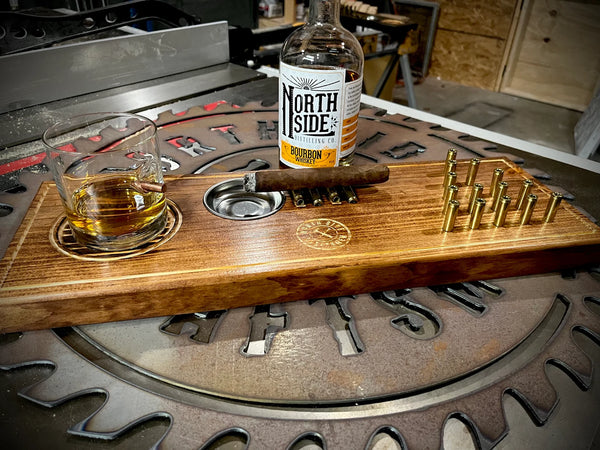 The Whiskey Shooter - Cigar, Bourbon and Peg Jump For the Bar Northside Craftsmen