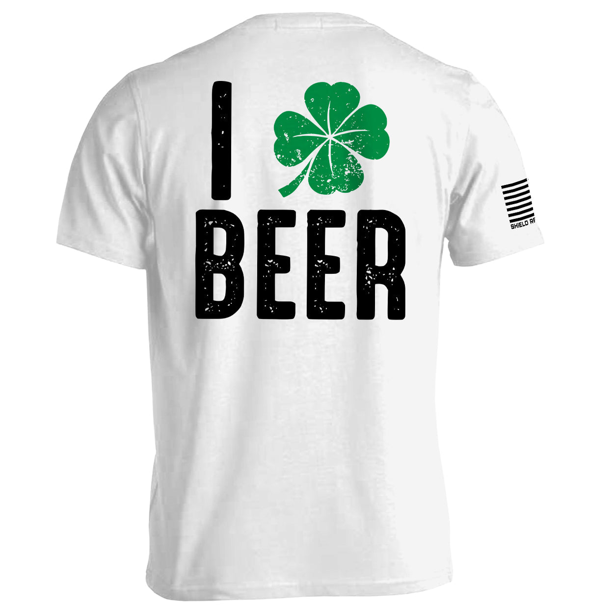 White T-shirt with back print 