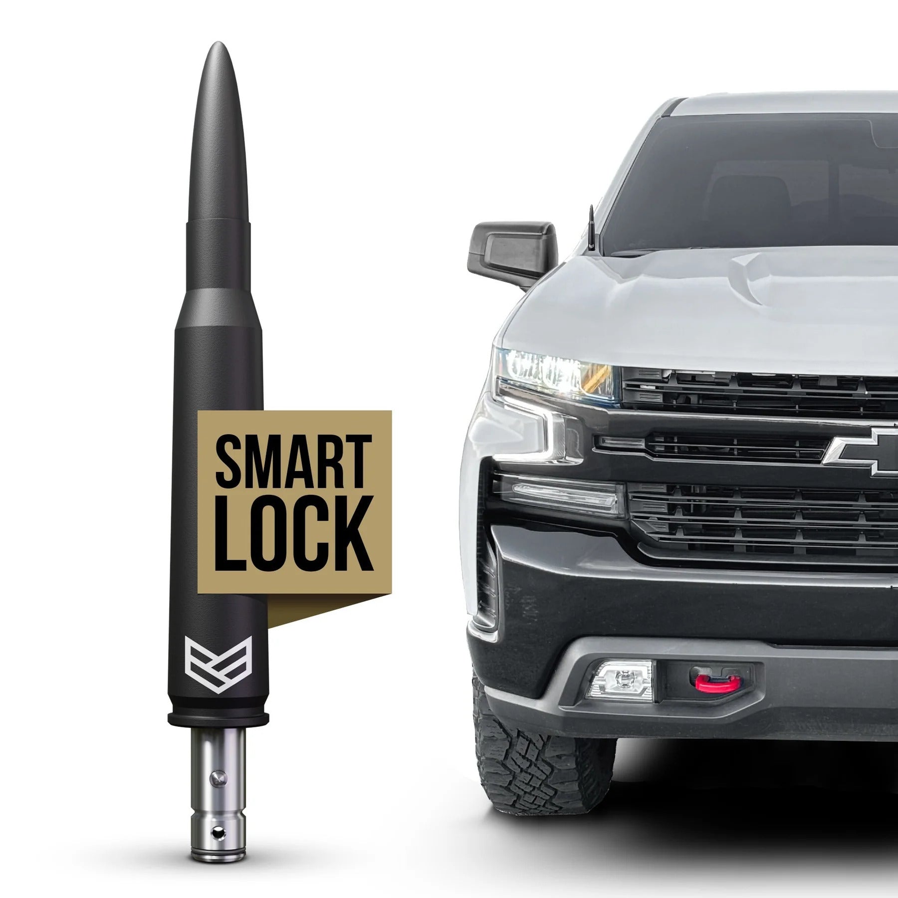 Chevy and GMC Truck - 50 Caliber Bullet Antenna For the Gear Head Ronin Factory