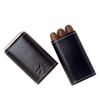 Xikar Envoy Triple Cigar Case For the Bar Quality Importers Black Leather