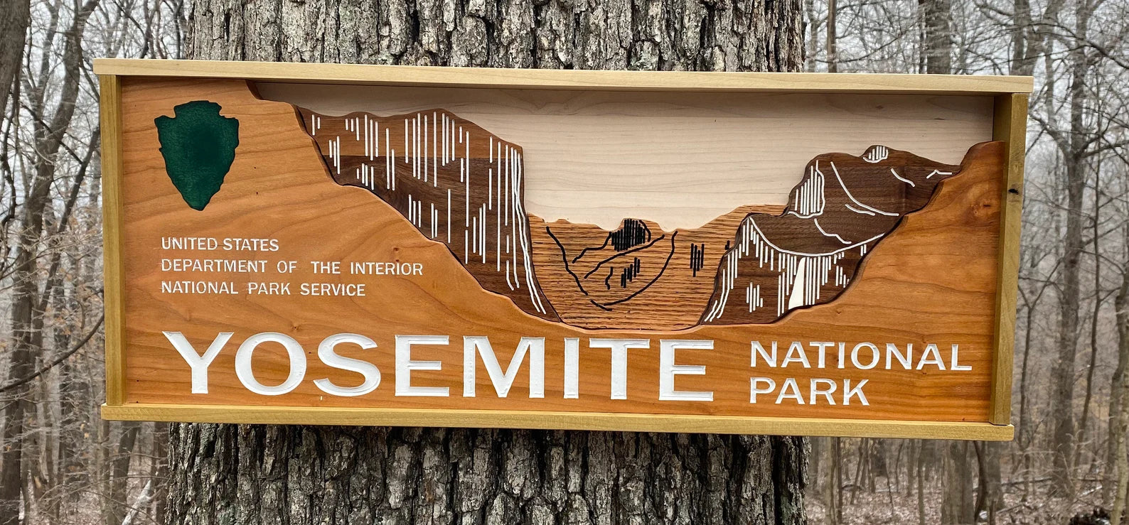 Yosemite National Park – Wood Replica Entrance Sign