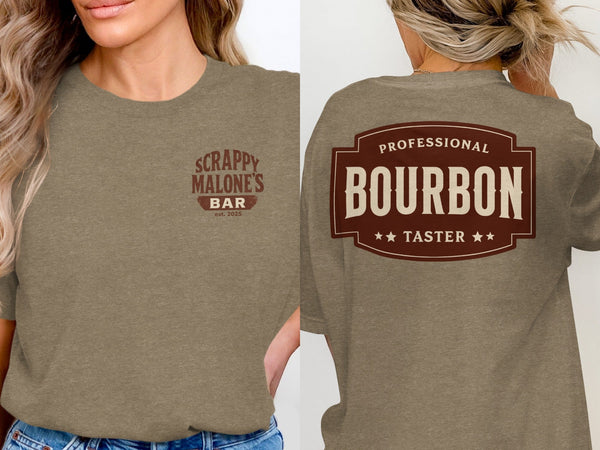 Professional Bourbon Taster Funny Alcohol Design T-Shirt