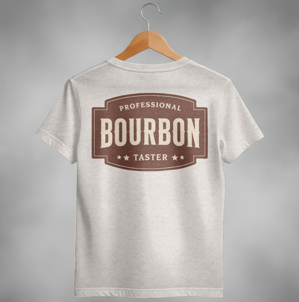 Professional Bourbon Taster Funny Alcohol Design T-Shirt