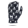 Black Skull and Crossbones Mesh Golf Glove