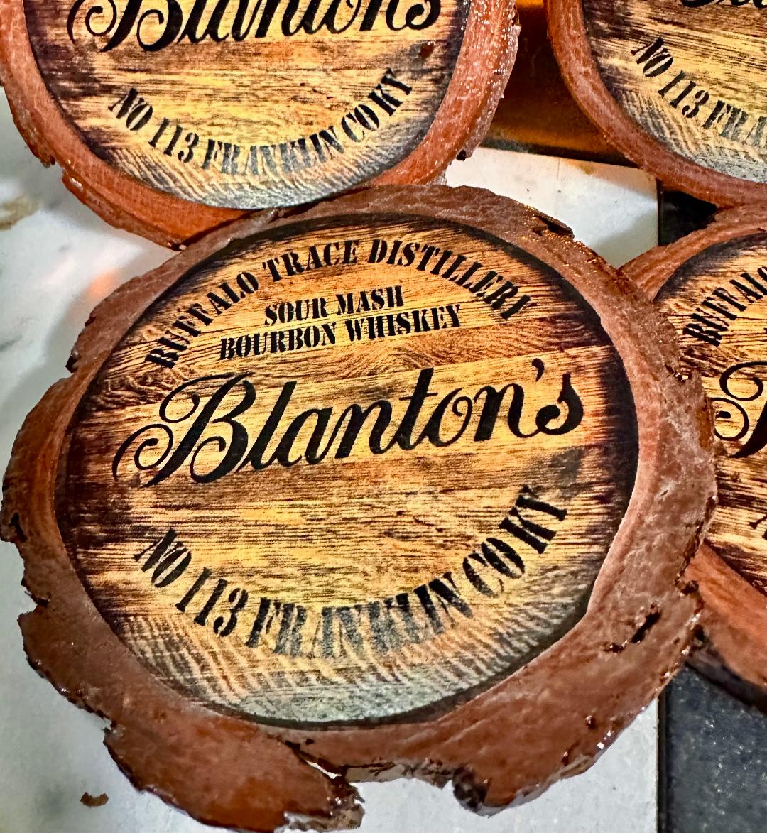 Blanton’s Bourbon – Wood Coaster Set of 4