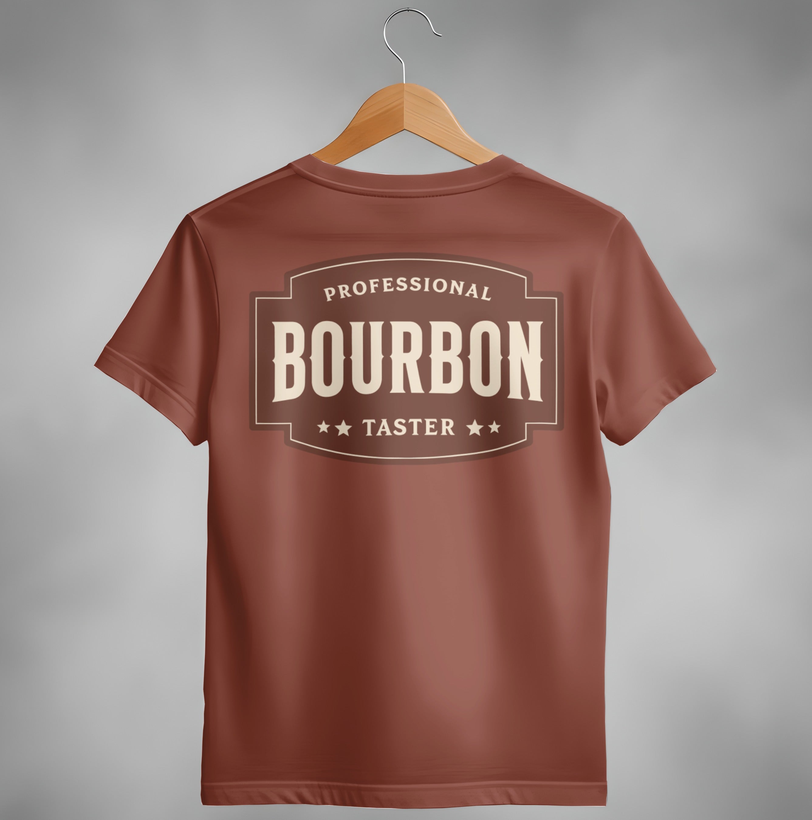 Professional Bourbon Taster Funny Alcohol Design T-Shirt