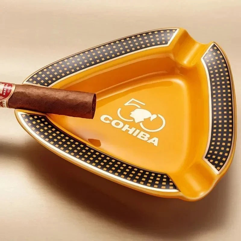 Triangle Ceramic Cigar Ashtray Collection