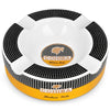 Cohiba-Style 4-Rest Ceramic Cigar Ashtray (Round, Luxury Finish)