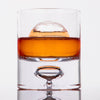 Crystal Bubble Heavy Base Whiskey Glass Tumbler - Set of 4 (9.5oz) For the Bar Lemonsoda