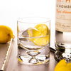 Crystal Bubble Heavy Base Whiskey Glass Tumbler - Set of 4 (9.5oz) For the Bar Lemonsoda