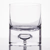 Crystal Bubble Heavy Base Whiskey Glass Tumbler - Set of 4 (9.5oz) For the Bar Lemonsoda